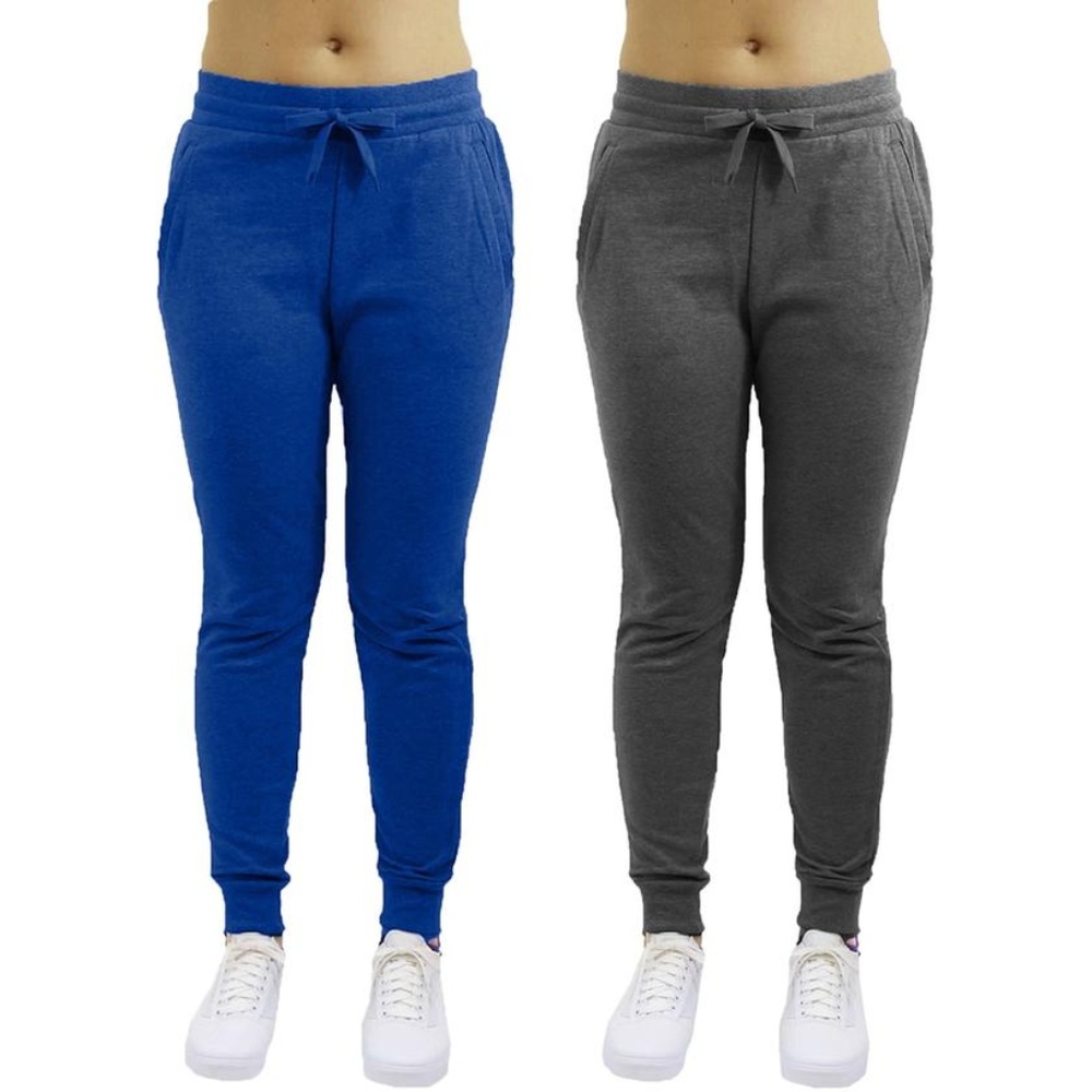 2pk Women's Heavyweight Fleece-Lined Joggers